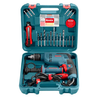 کیت دریل چکشی برقی ۳۳ پارچه رونیکس مدل RS-0008