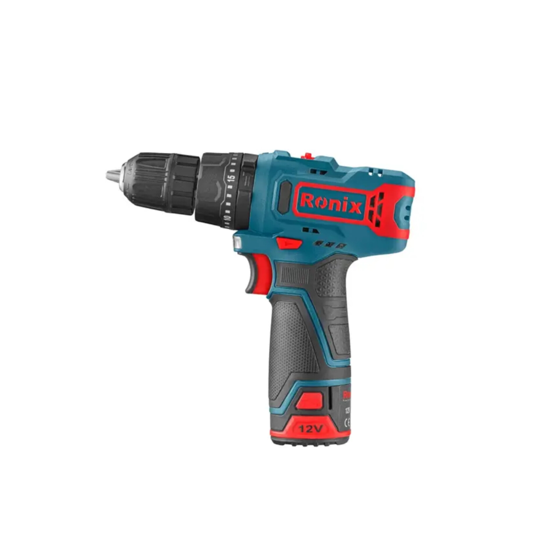 دریل پیچ گوشتی چکشی شارژی 12 ولت مدل 8101k رونیکس
