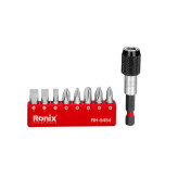 ست رابط و سری پیچ گوشتی 9 عددی مدل RH-5454 رونیکس