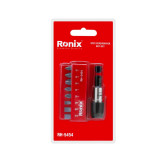 ست رابط و سری پیچ گوشتی 9 عددی مدل RH-5454 رونیکس