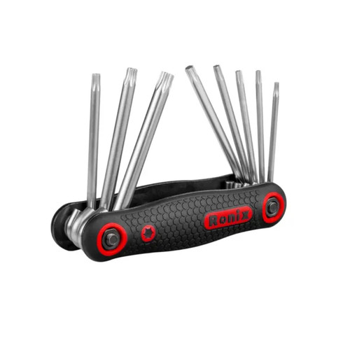 مجموعه 8 عددی آچار آلن ستاره ای چاقویی مدل RH-2021 رونیکس