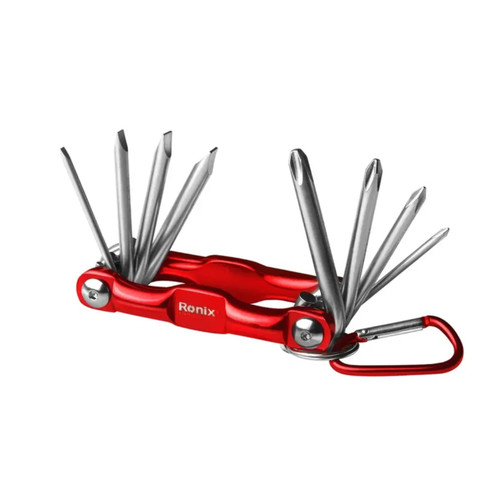 ست پیچ گوشتی چاقویی آلومینیومی 8 عددی فانتزی مدل RH-2901 رونیکس